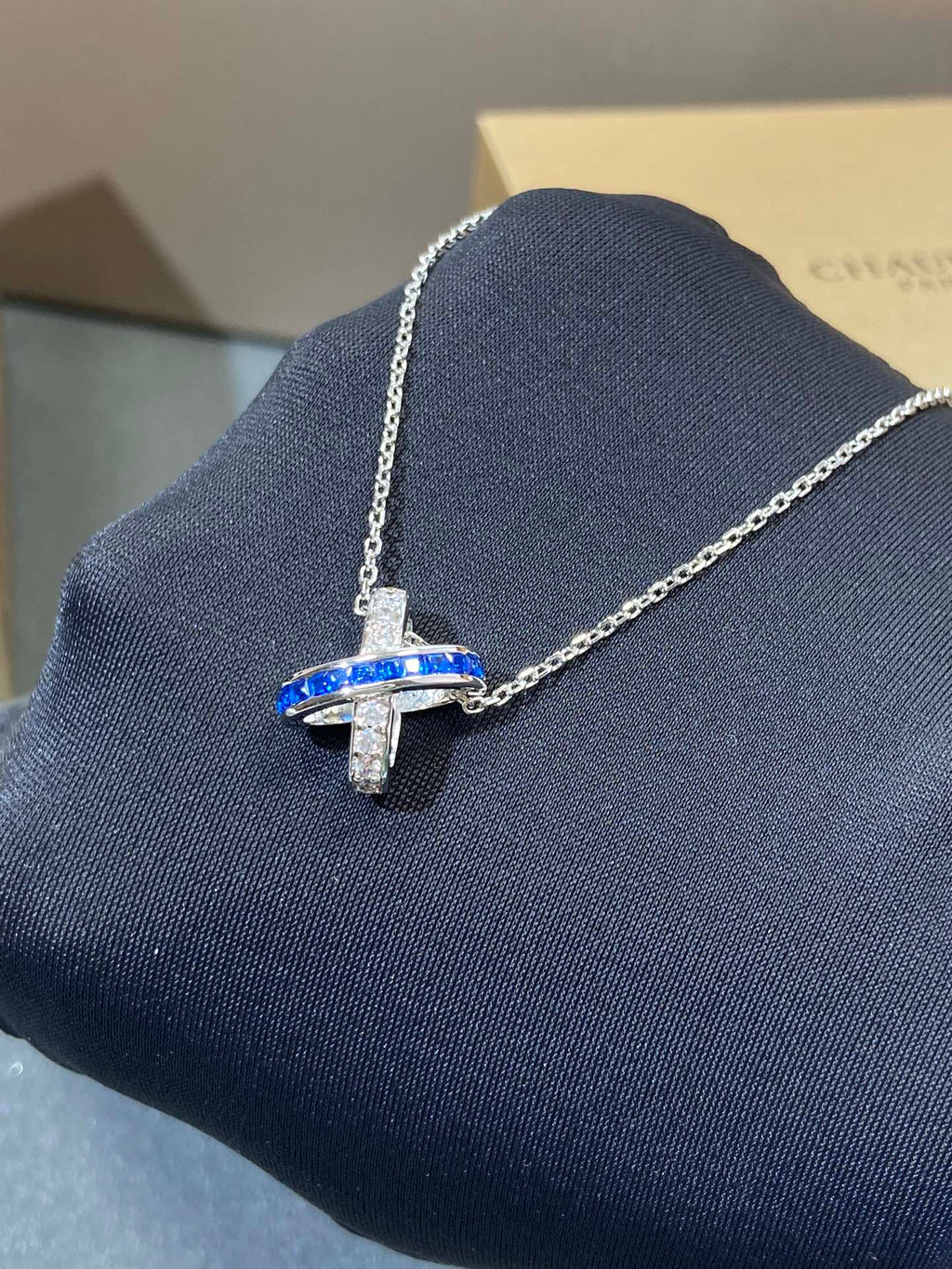 ¡®Loco¡¯LIENS DIAMOND SILVER NECKLACE