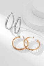 ¡®Loco¡¯CLASH HOOP EARRINGS