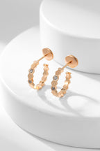 ¡®Loco¡¯BEE LOVE DIAMOND HOOP EARRINGS