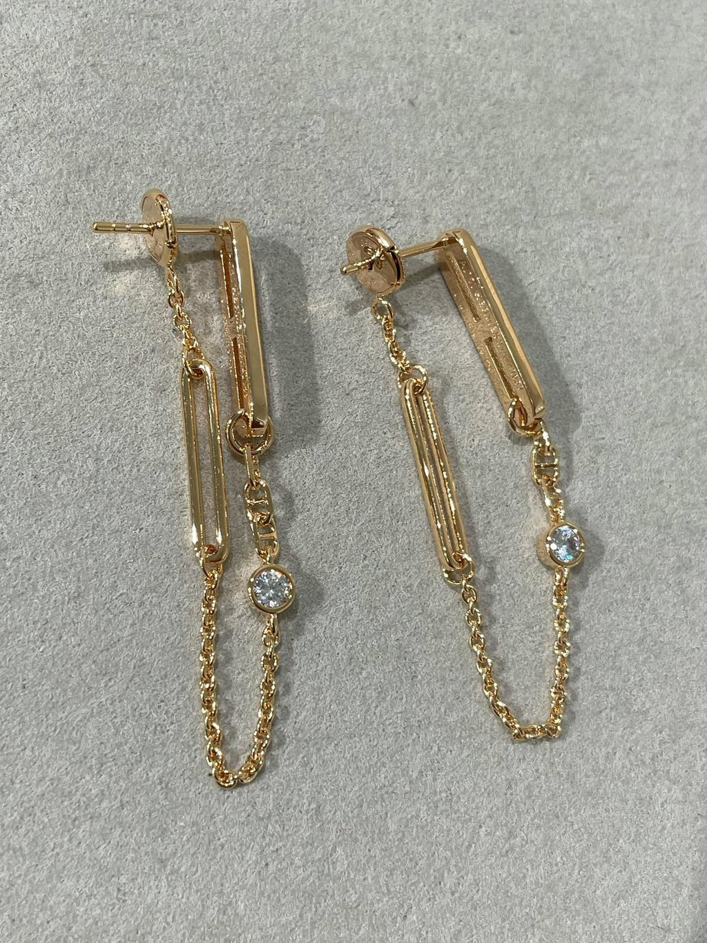 ¡®Loco¡¯CHAINE CHAOS DIAMOND DROP EARRINGS