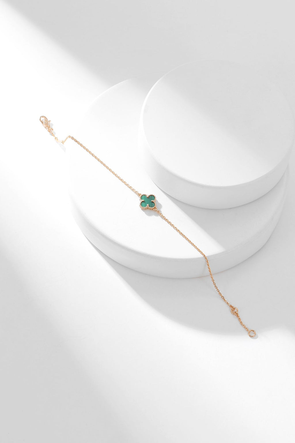 ¡®Loco¡¯CLOVER BRACELET MALACHITE 1 MOTIF