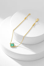 ¡®Loco¡¯CLOVER BRACELET MALACHITE 1 MOTIF