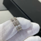 ¡®Loco¡¯LOVE DIAMOND SILVER HOOP EARRINGS