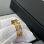 ¡®Loco¡¯LOVE DIAMOND PINK GOLD HOOP EARRINGS