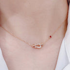 ¡®Loco¡¯FORCE 10 DIAMOND PINK GOLD NECKLACE