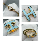 ¡®Loco¡¯POP H SKY BLUE NECKLACE