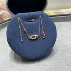 ¡®Loco¡¯FORCE 10 DIAMOND CHAIN LINK PINK GOLD BRACELET