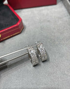 ¡®Loco¡¯LOVE 5.5MM DIAMOND PAVED EARRINGS
