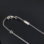 ¡®Loco¡¯CLOVER PIETERSITE SILVER LONG NECKLACE