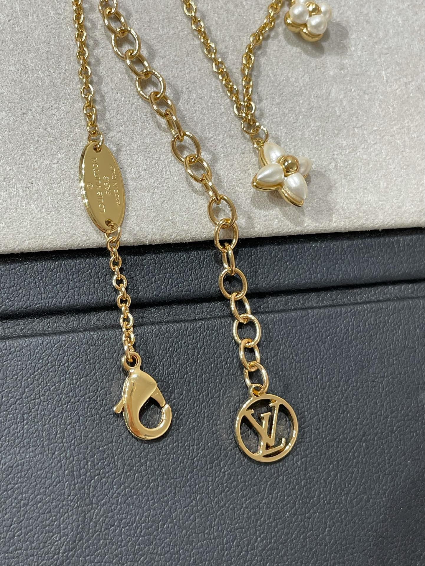 ¡®Loco¡¯FLOWERGRAM GOLD MOP DOUBLE ROW NECKLACE