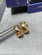 ¡®Loco¡¯BEE LOVE DIAMOND HOOP EARRINGS