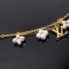 ¡®Loco¡¯LOGO 6 MOTIF STAR AND SUN GOLD BRACELET