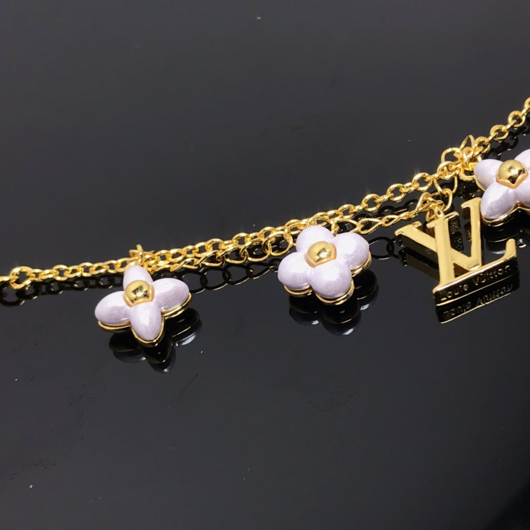 ¡®Loco¡¯LOGO 6 MOTIF STAR AND SUN GOLD BRACELET