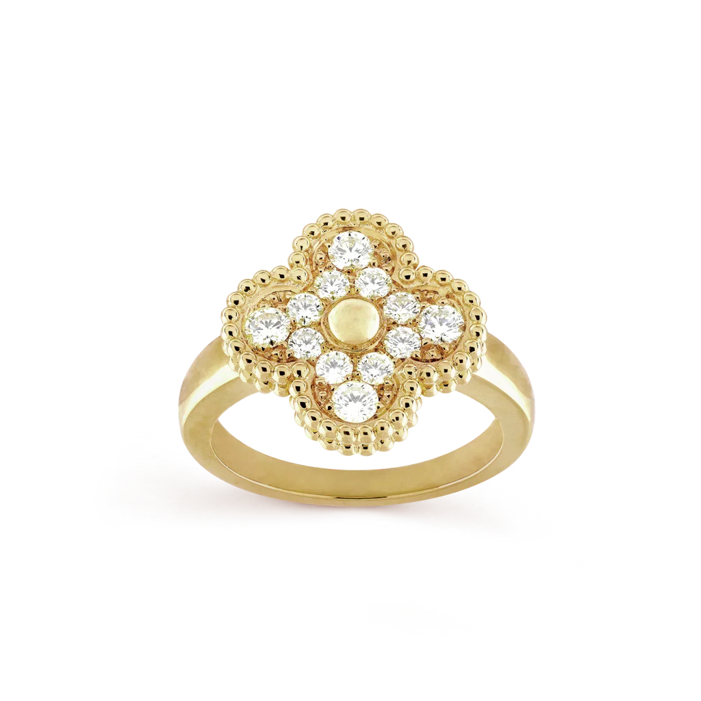 ¡®Loco¡¯CLOVER DIAMOND RING