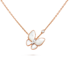 ¡®Loco¡¯BUTTERFLY MOP DIAMOND NECKLACE