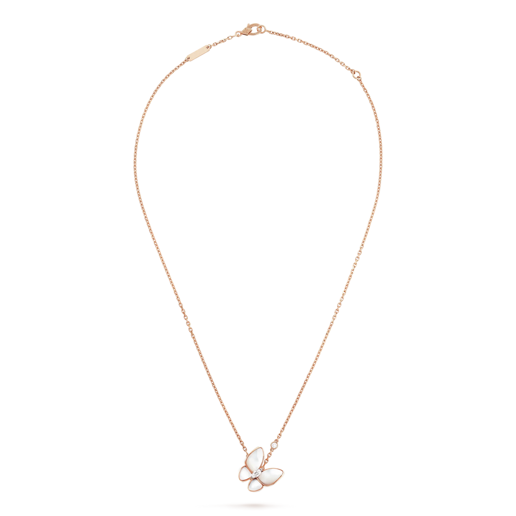 ¡®Loco¡¯BUTTERFLY MOP DIAMOND NECKLACE