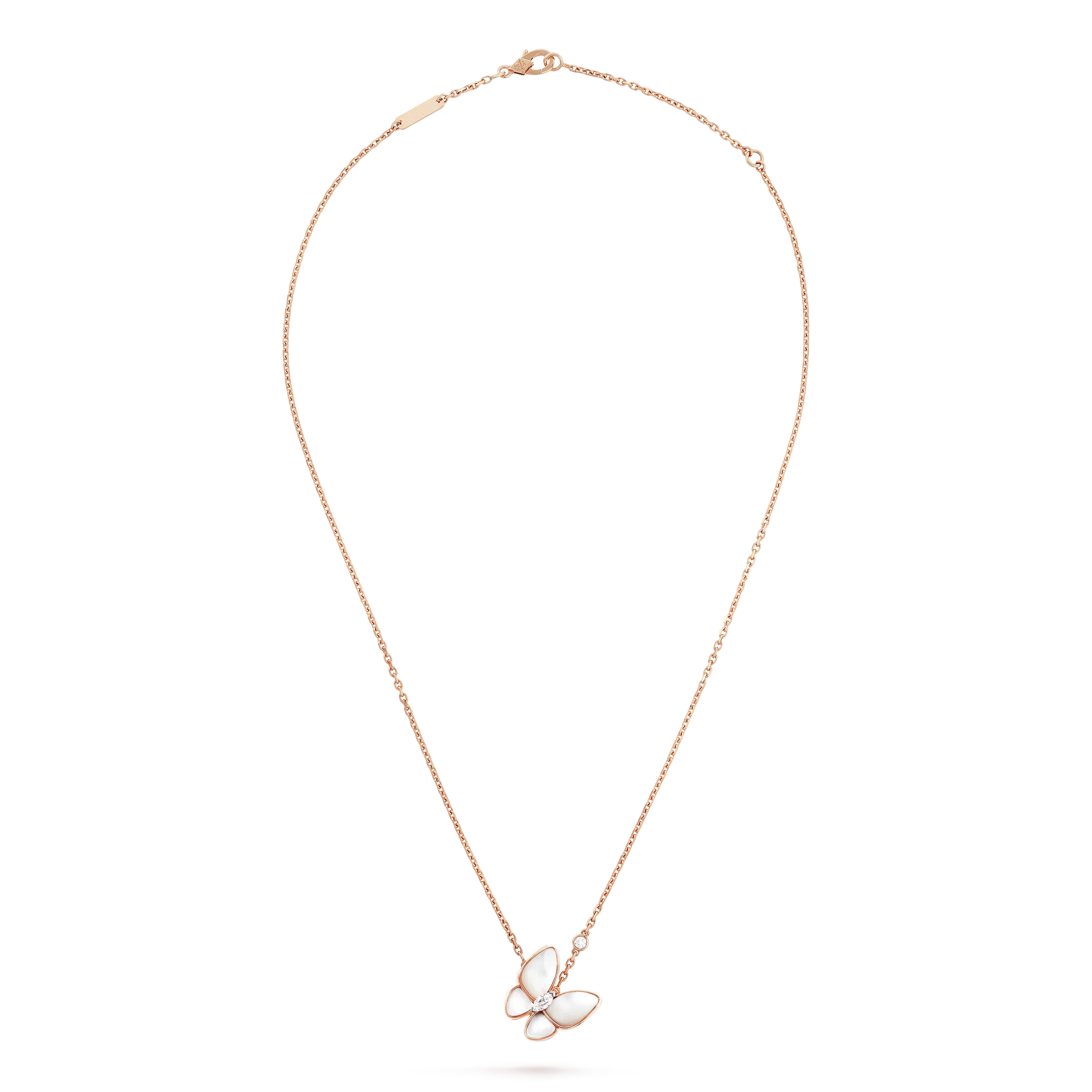 ¡®Loco¡¯BUTTERFLY MOP DIAMOND NECKLACE