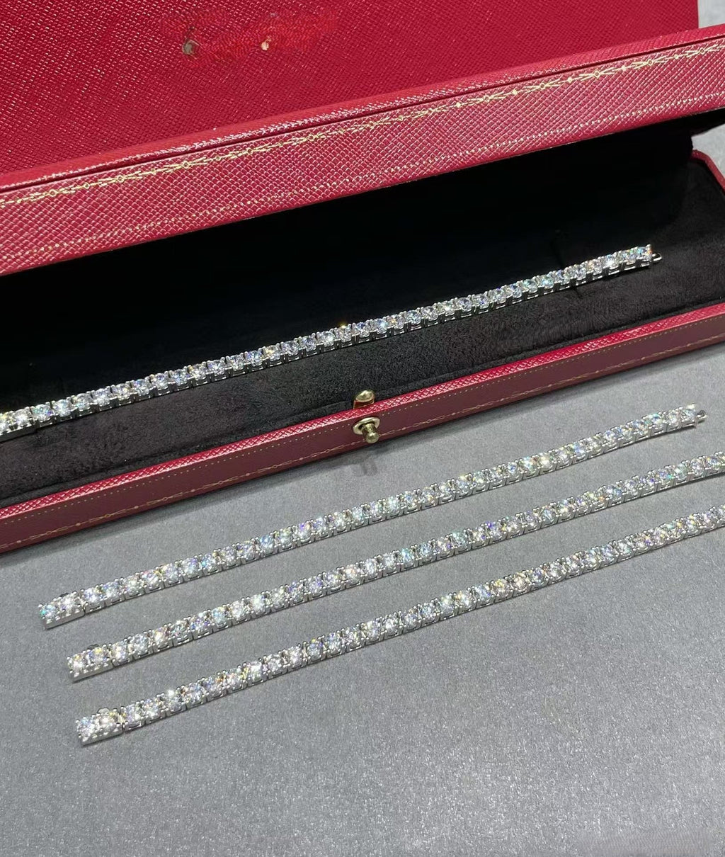[¡®Loco¡¯]TENNIS BRACELET WITH FULL DIAMOND SETTING