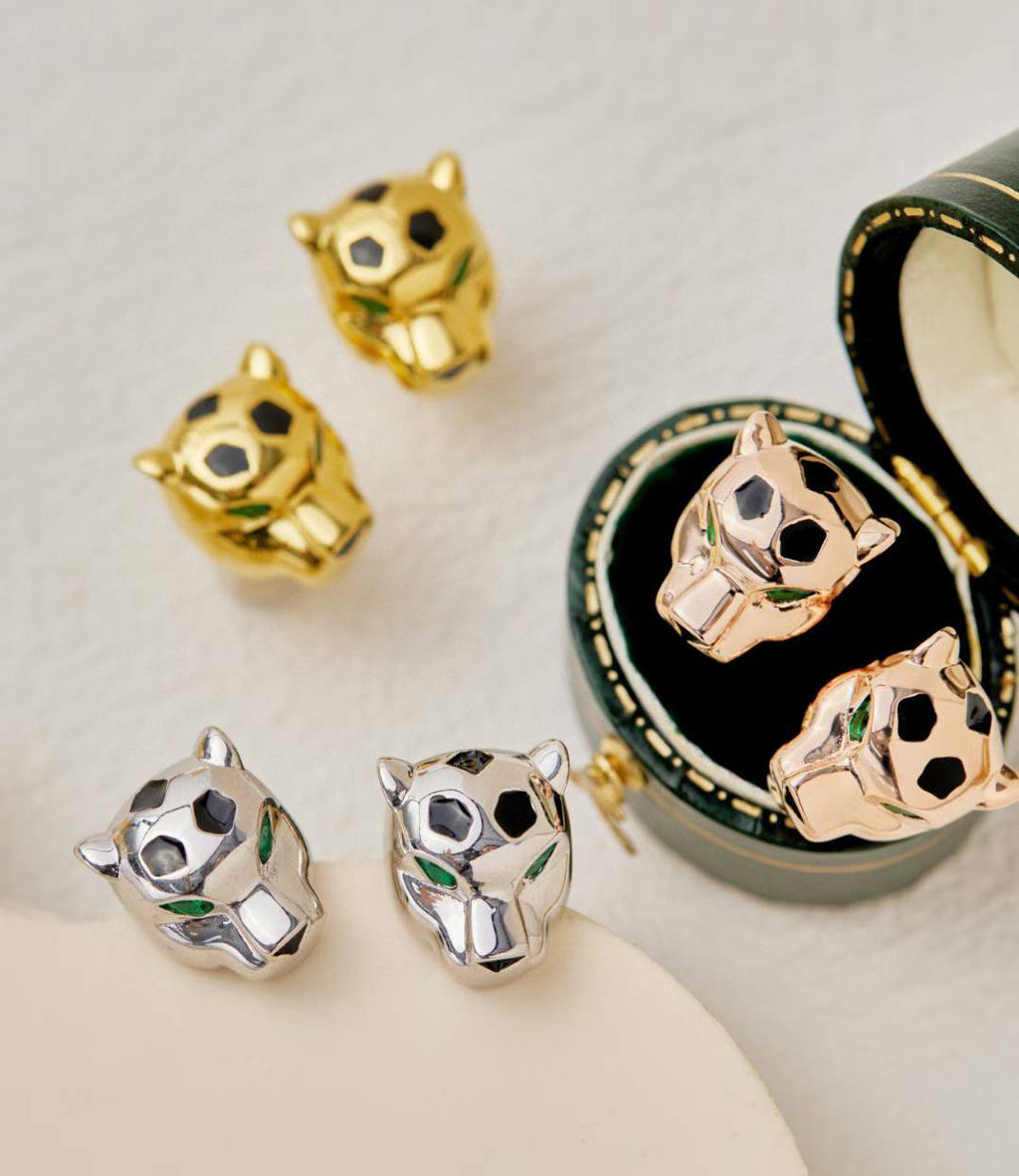 [Loco] CHRRTAH-PRINT STUD EARRINGS, THREE COLORS