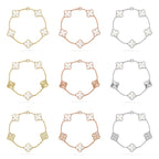 [Loco]New CLOVER WHITE PEARL MOP 5 MOTIF BRACELET COLLECTION