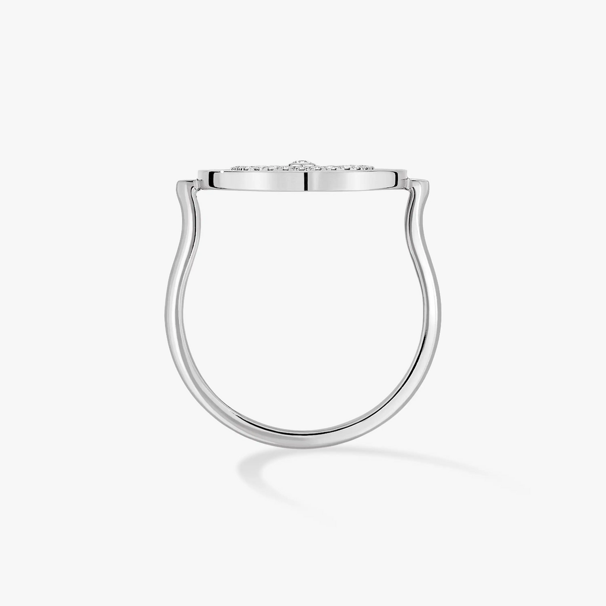 [Loco]LUCKY MOVE PAVED SILVER DIAMOND RING