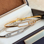 [Loco]Move Pavé Diamond Bangle Bracelet M
