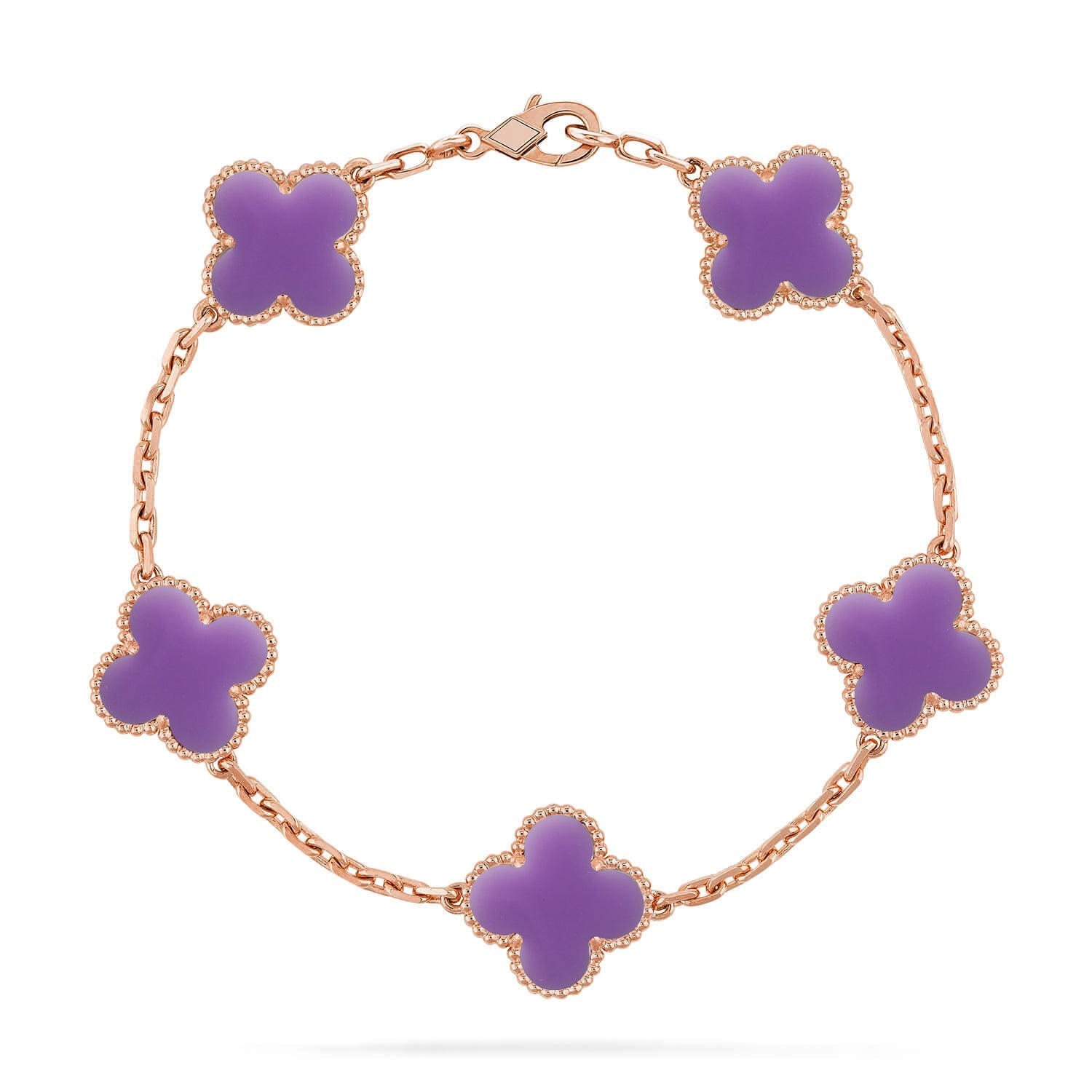 [Loco]New CLOVER 5 MOTIF LIGHT PURPLE BRACELET COLLECTION