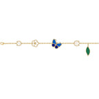[Loco JURI]LUCKY SPRING BUTTERFLY 5 MOTIF BRACELET