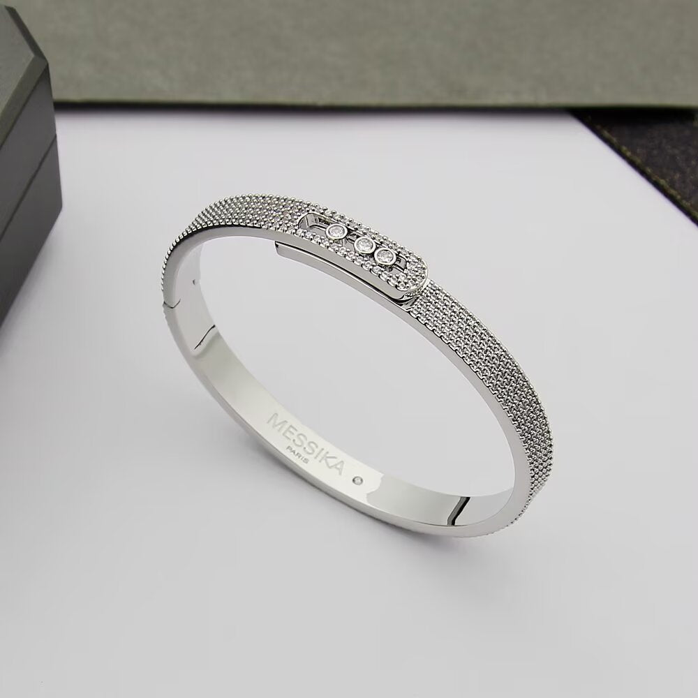 [Loco]Move Noa Full Pavé Diamond Bangle Bracelet