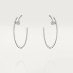 ¡®Loco¡¯JUSTE EARRINGS FULL DIAMONDS 1.8MM