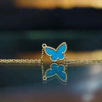 ¡®Loco¡¯BUTTERFLY TURQUOISE BUTTERFLY BRACELET