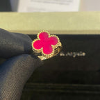 [Loco]NEW CLOVER PINK ENAMEL RINGS