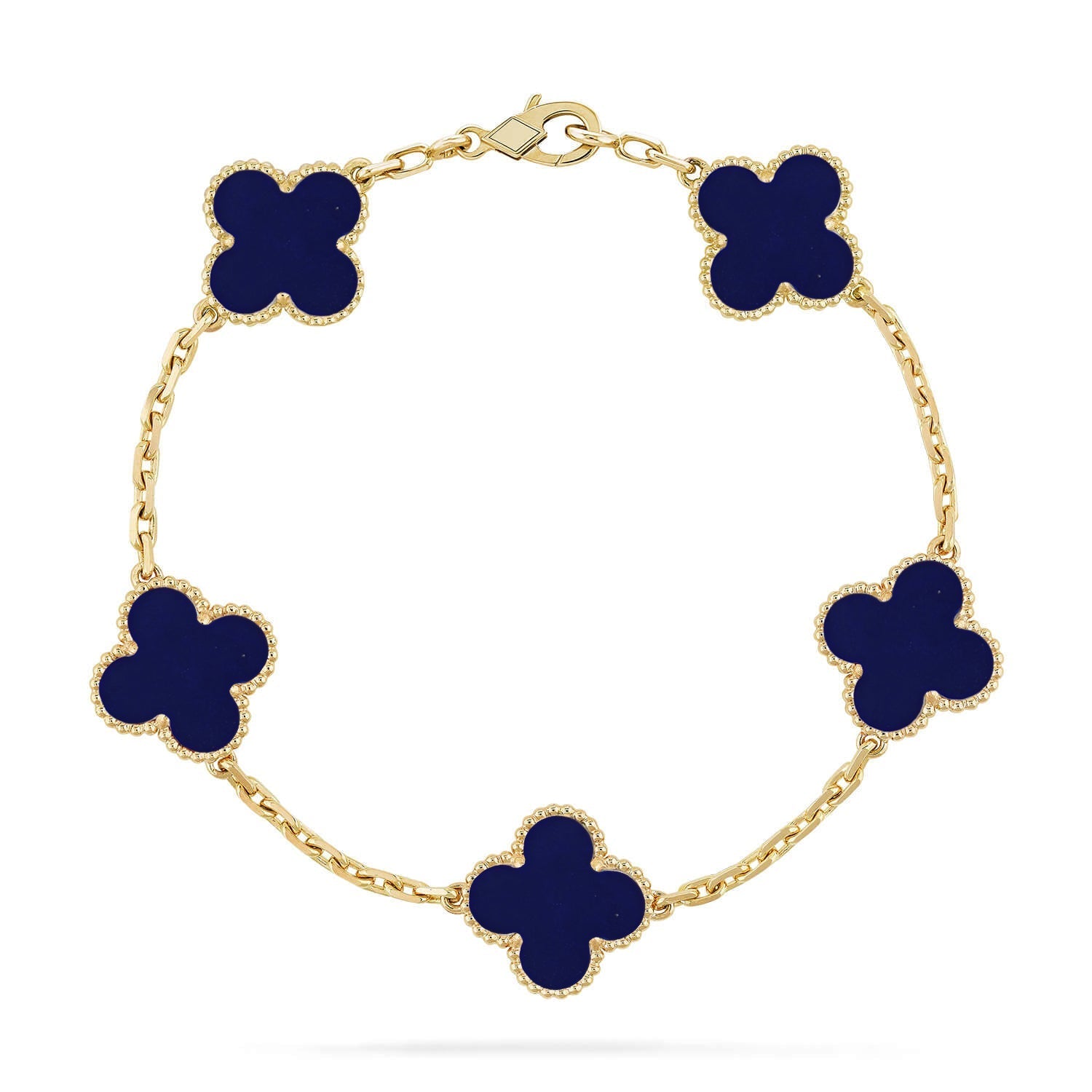 [Loco]New CLOVER 5 MOTIF LAPIS LAZULI BRACELET COLLECTION