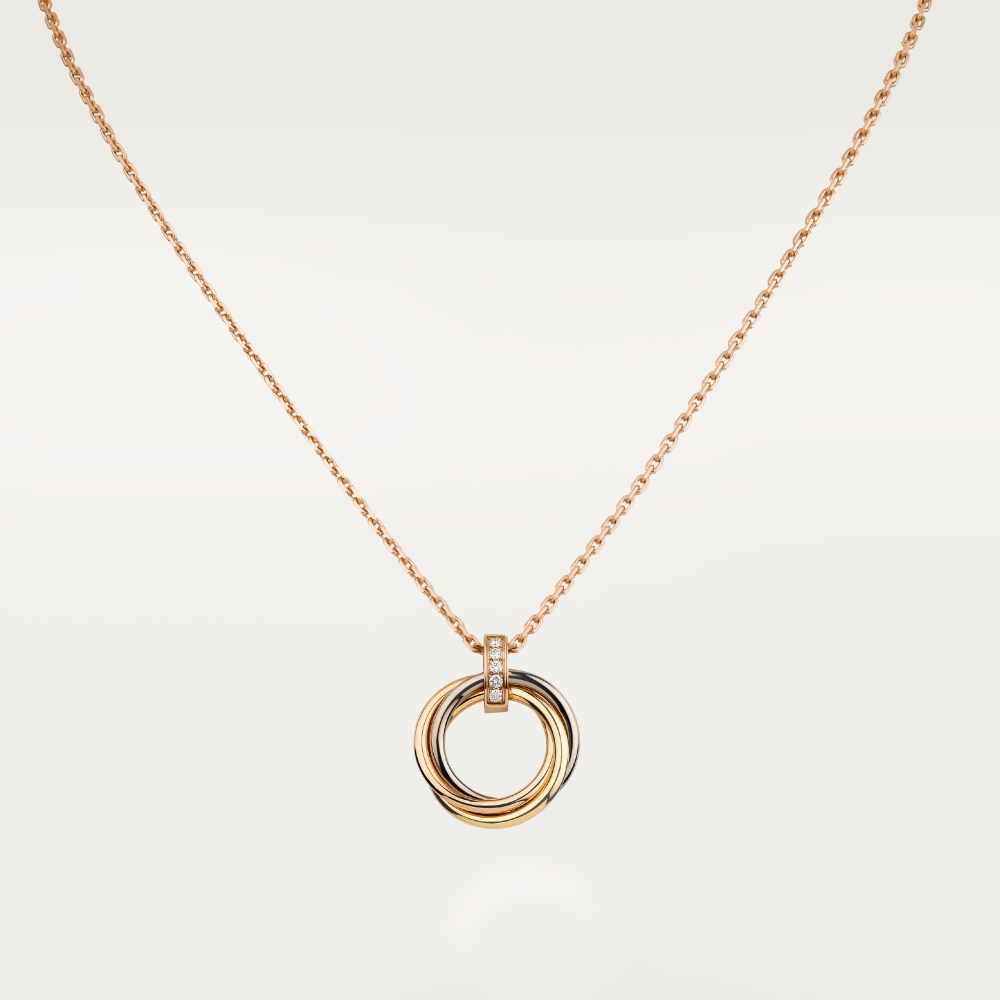 ¡®Loco¡¯TRINITY NECKLACE GOLD  DIAMONDS