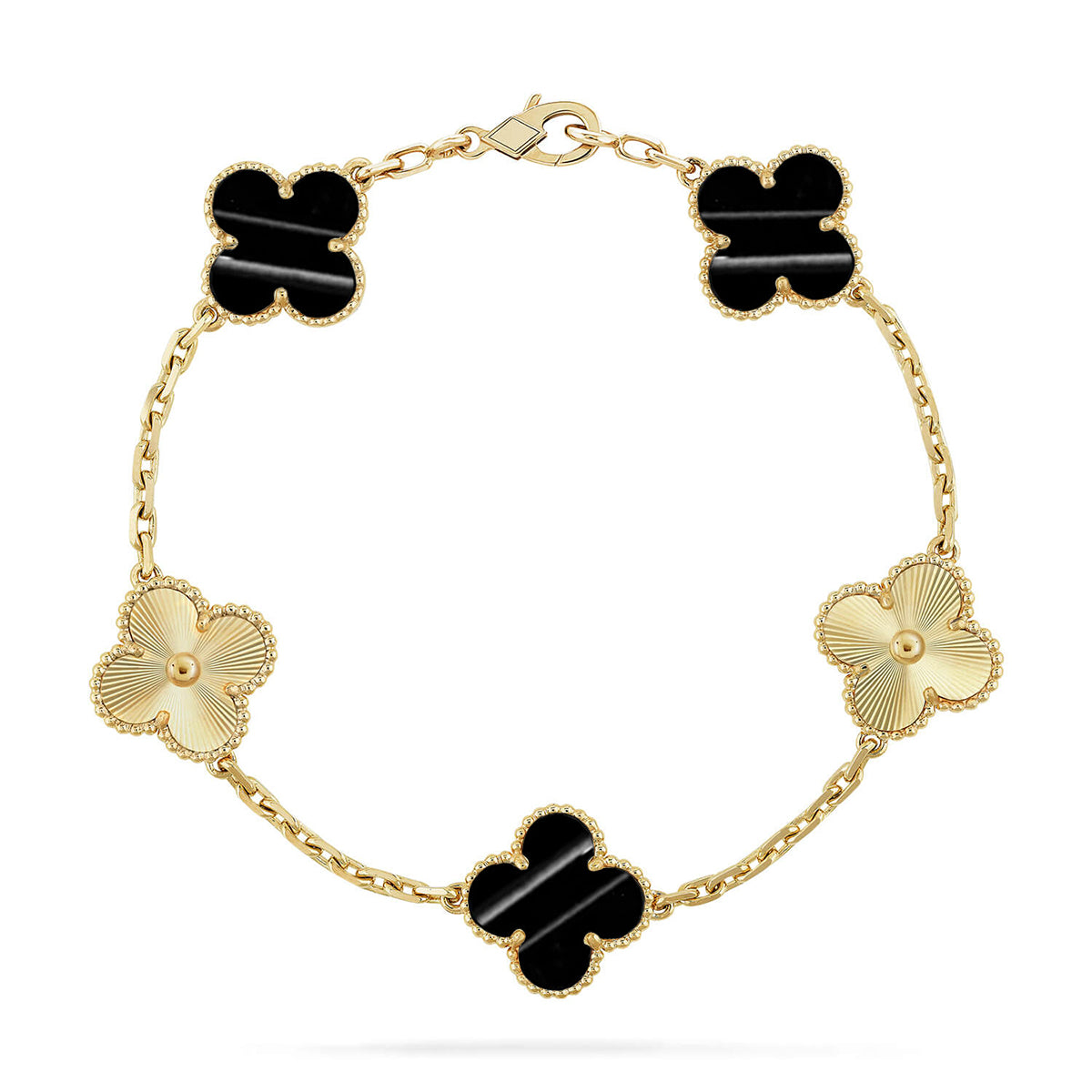 [Loco]New  CLOVER 5 MOTIF PULSAR STONE BRACELET COLLECTION