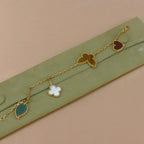 ¡®Loco¡¯LUCKY SPRING 5 MOTIF GOLD BRACELET