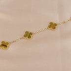 [Loco]New  CLOVER 5 MOTIFS TIGER EYE BRACELET COLLECTION