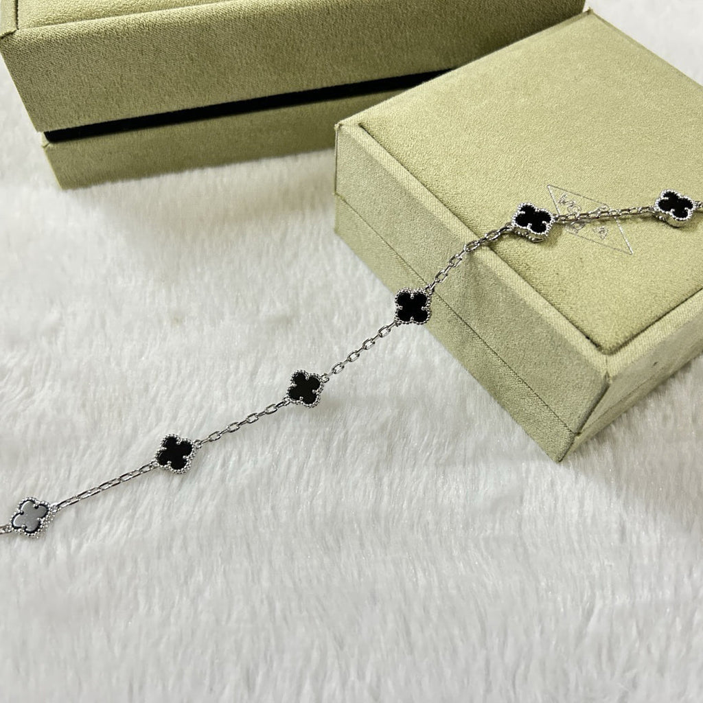 [¡®Loco¡¯]CLOVER 6 MOTIF  ONYXS BRACELET