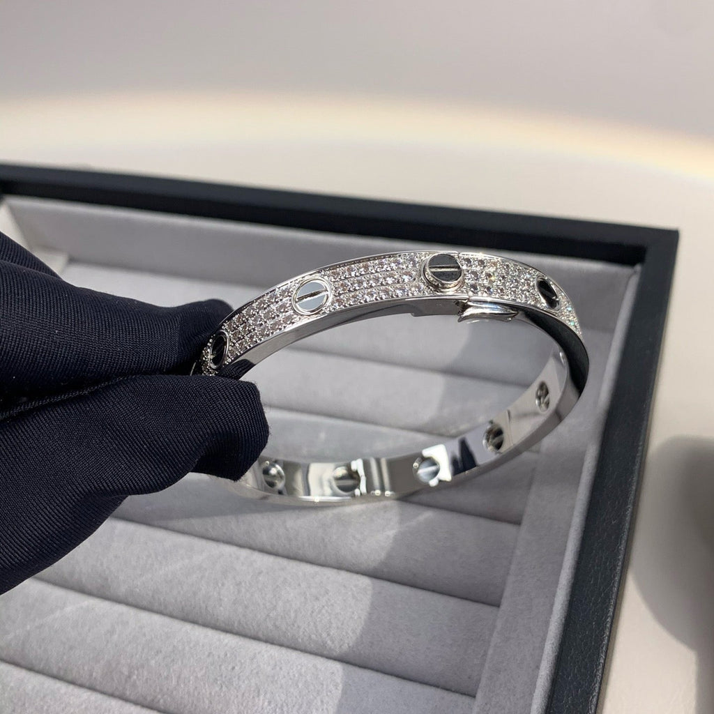 ¡®Loco¡¯LOVE BRACELET 6.1MM DIAMOND-PAVED CERAMIC
