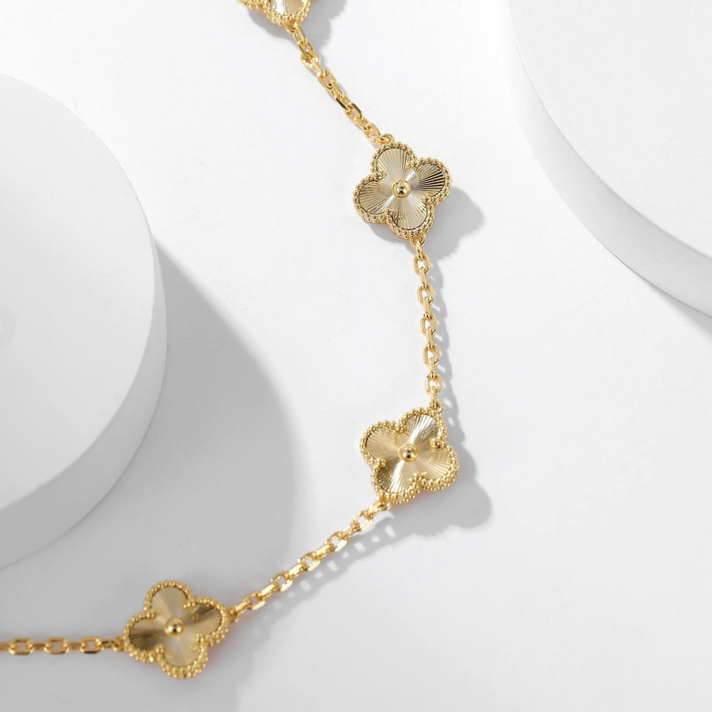 ¡®Loco¡¯CLOVER 10 MOTIFS LASER NECKLACE