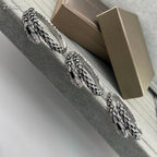 [Loco】NEW OBSIDIAN & DIAMOND SERPENT BRACELET