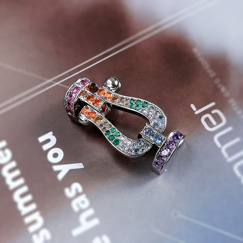 ¡®Loco¡¯FORCE LARGE HORSESHOE CLASP  METAL BRACELET