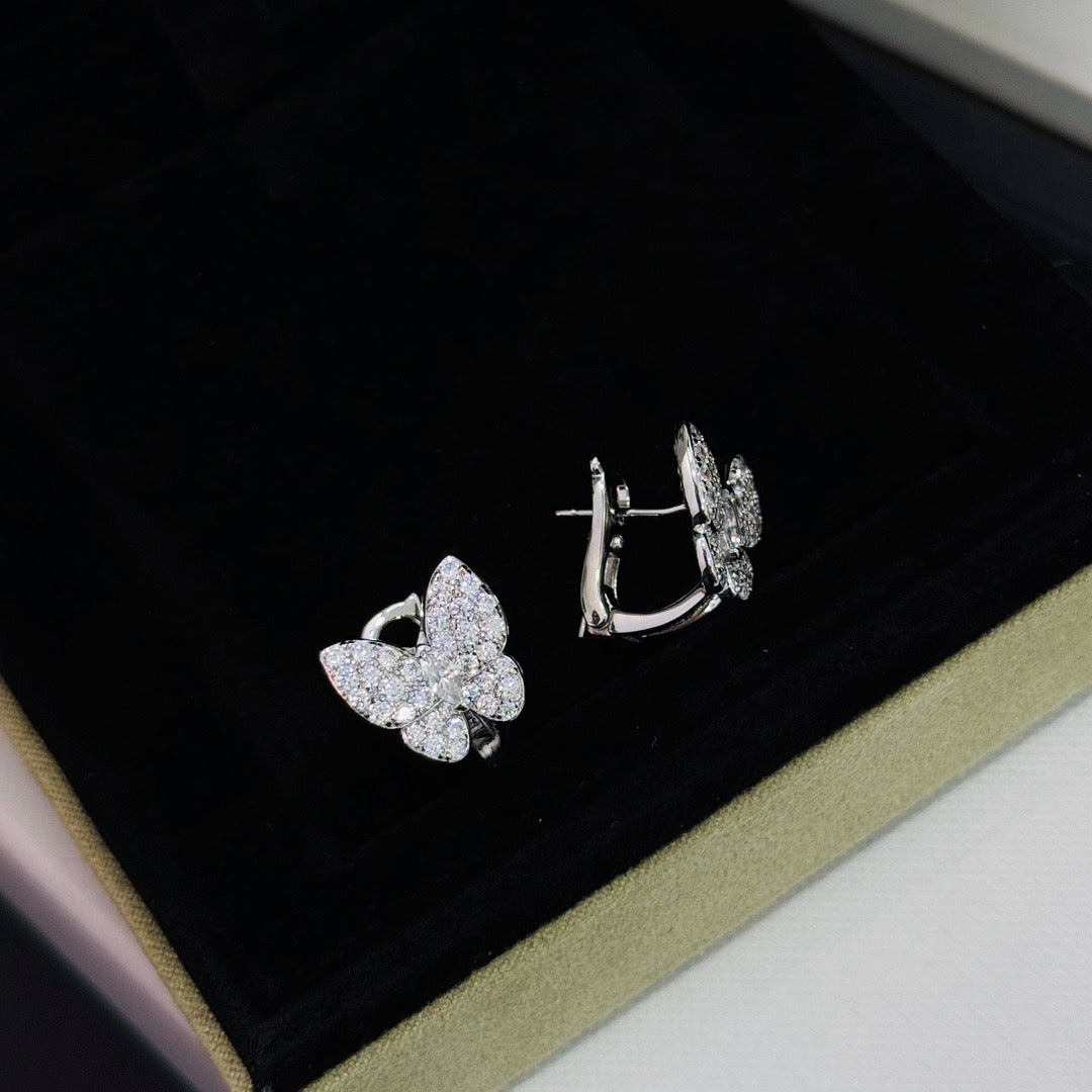 ¡®Loco¡¯BUTTERFLY ALL DIAMOND EARRINGS