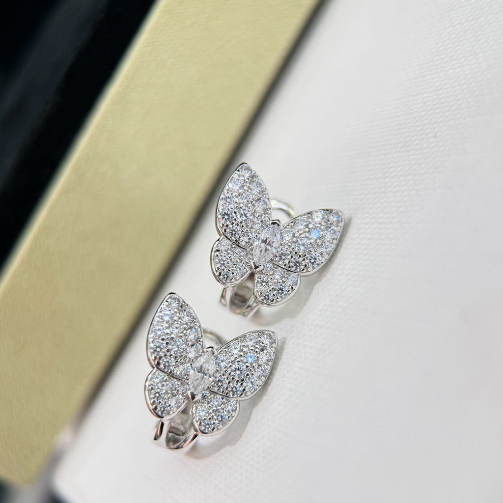 ¡®Loco¡¯BUTTERFLY ALL DIAMOND EARRINGS