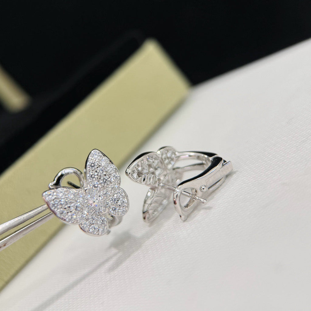 ¡®Loco¡¯BUTTERFLY ALL DIAMOND EARRINGS