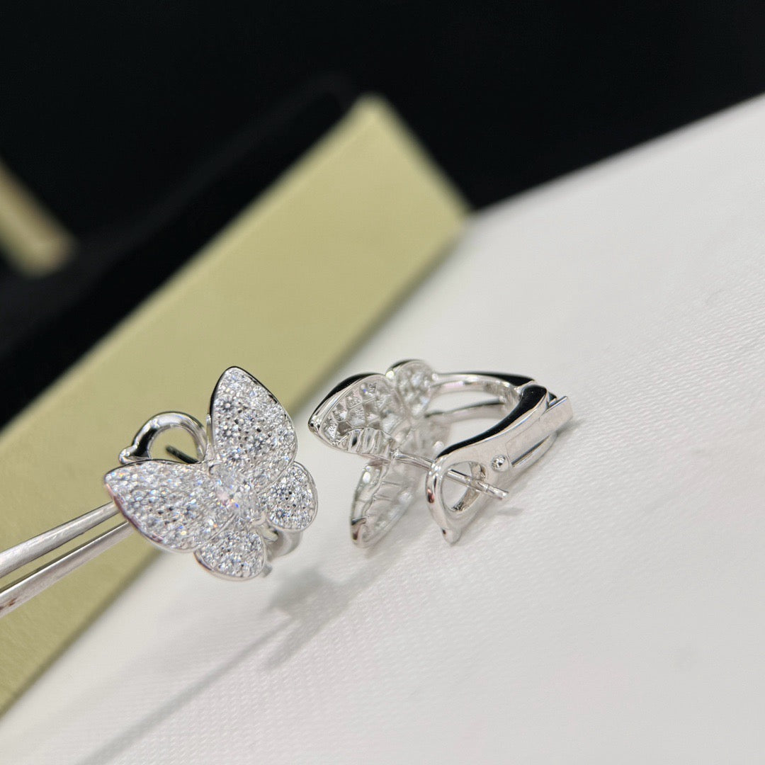 ¡®Loco¡¯BUTTERFLY ALL DIAMOND EARRINGS