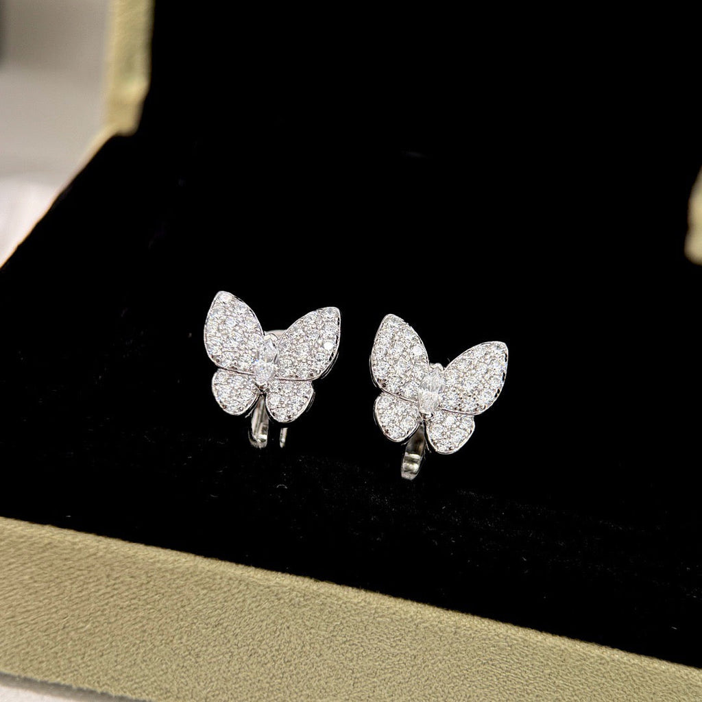 ¡®Loco¡¯BUTTERFLY ALL DIAMOND EARRINGS