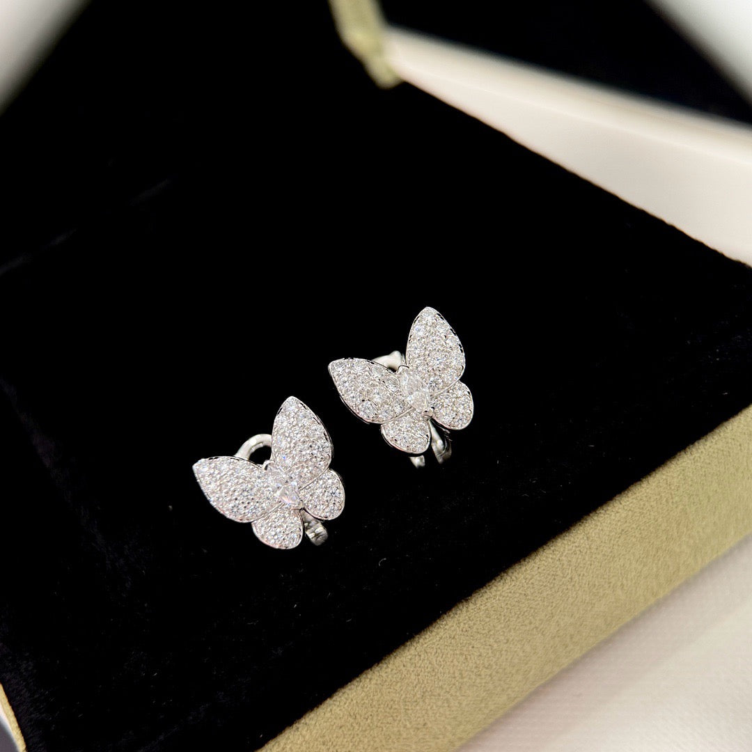 ¡®Loco¡¯BUTTERFLY ALL DIAMOND EARRINGS