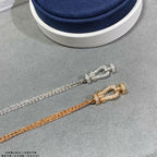 ¡®Loco¡¯FORCE SMALL HORSESHOE  DIAMOND CHAIN ROPE BRACELET