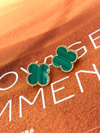 [Loco] CLOVER LARGE (20mm) 1 MOTIFS GREENER MOP STUD EARRINGS